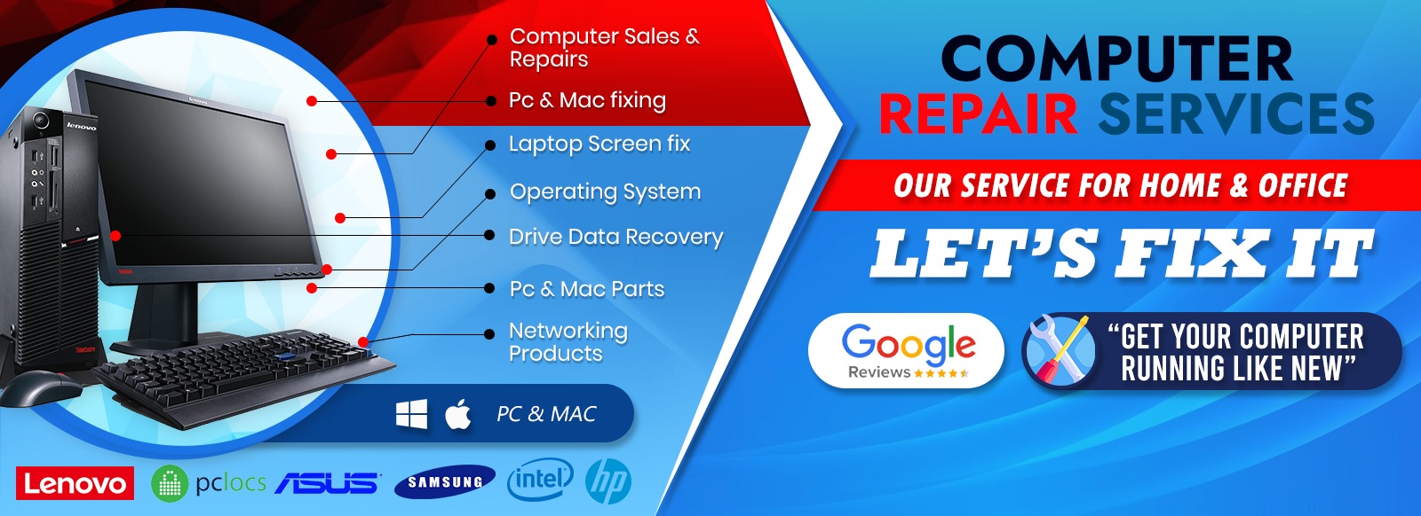 Technogeek for all your pc repair services