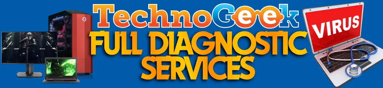 Providing complete diagnostic services for all laptop and desktop computers.